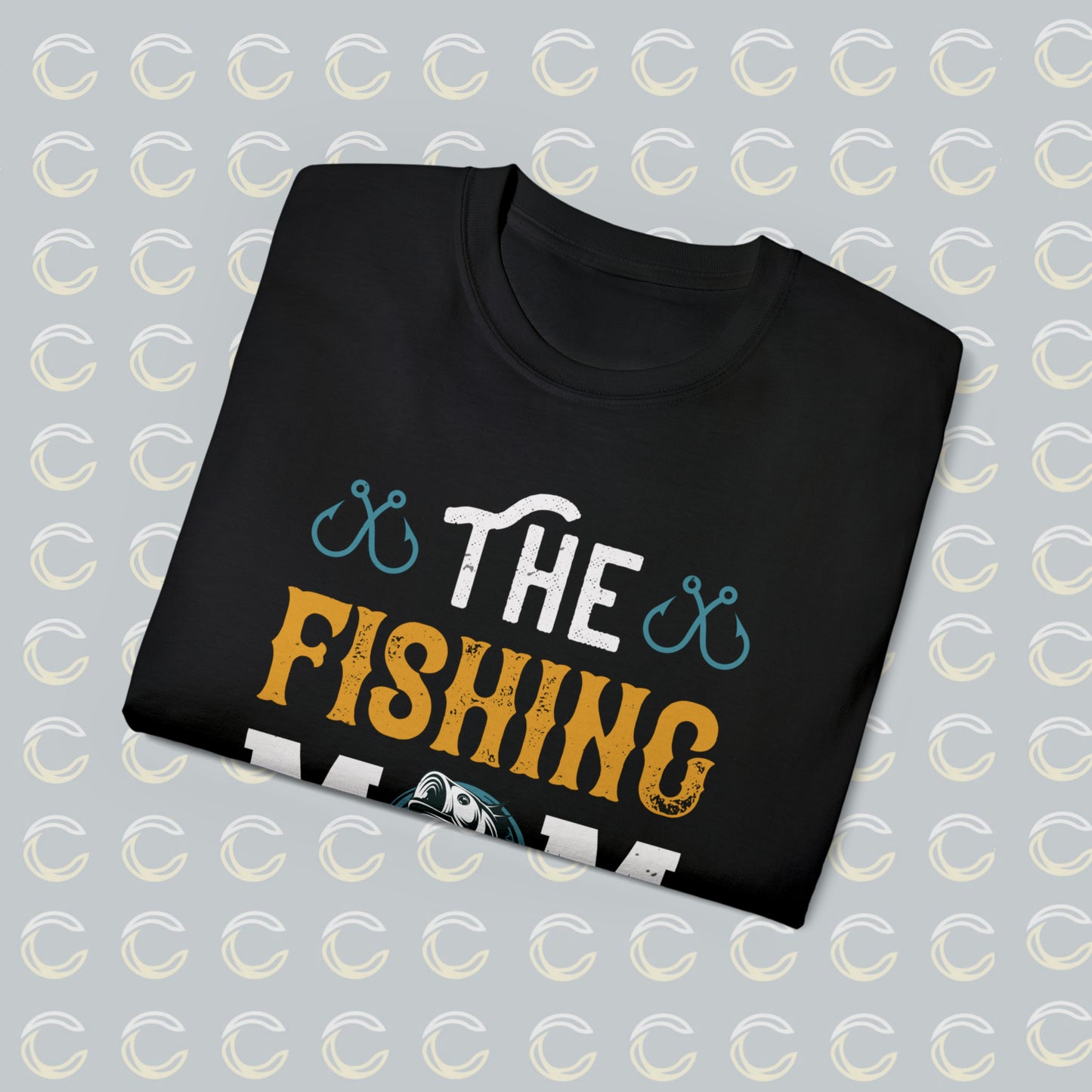 "The Fishing Mom" Tee - Celebrating the Love of Motherhood and Angling