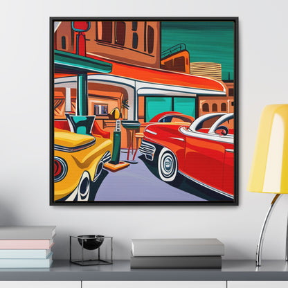 50s Diner Days - Gallery Canvas