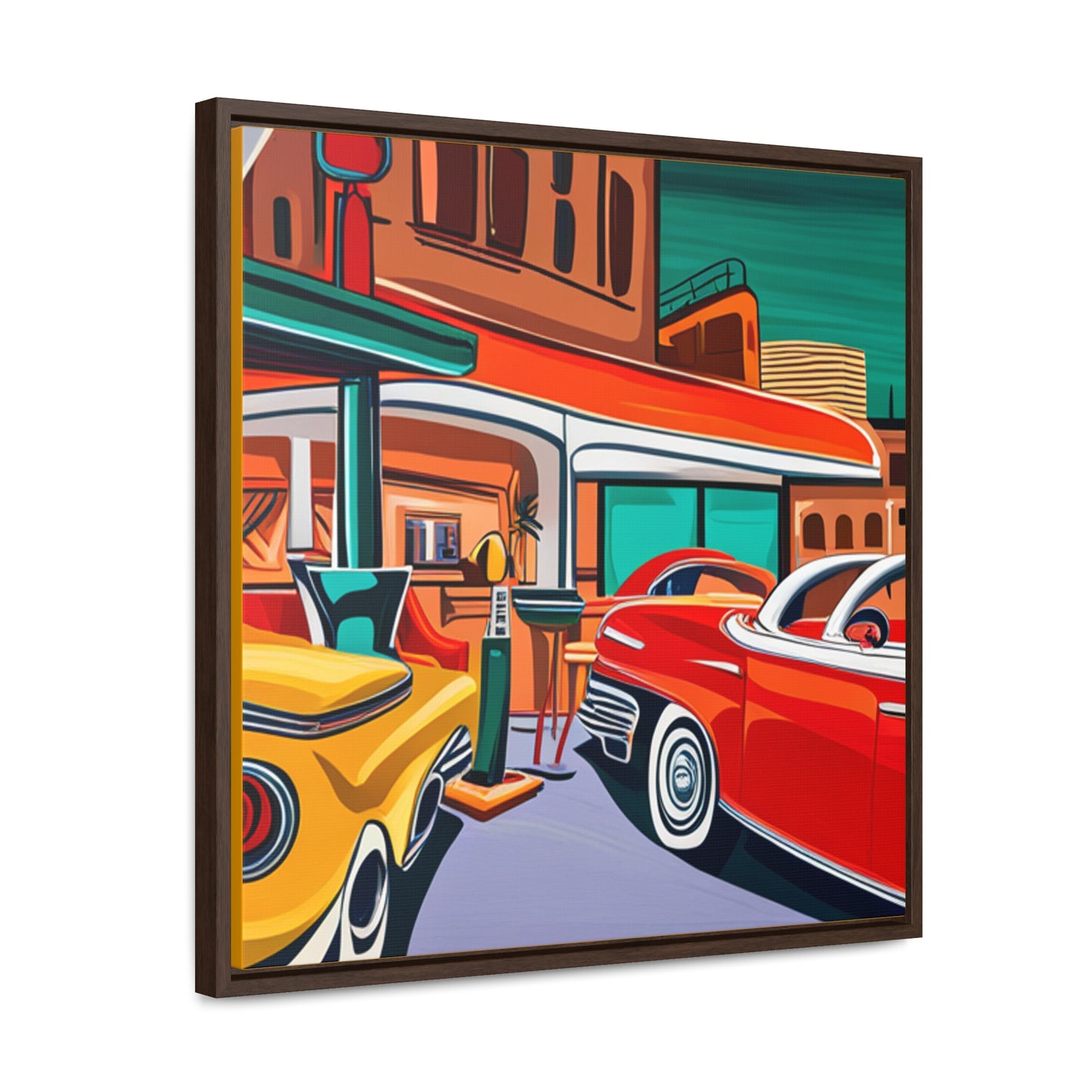 50s Diner Days - Gallery Canvas