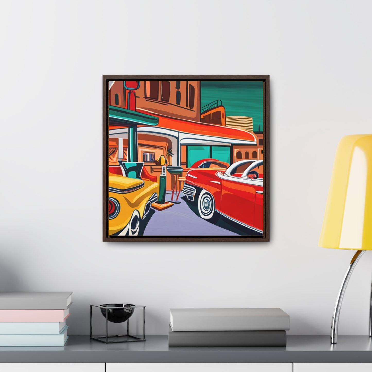 50s Diner Days - Gallery Canvas