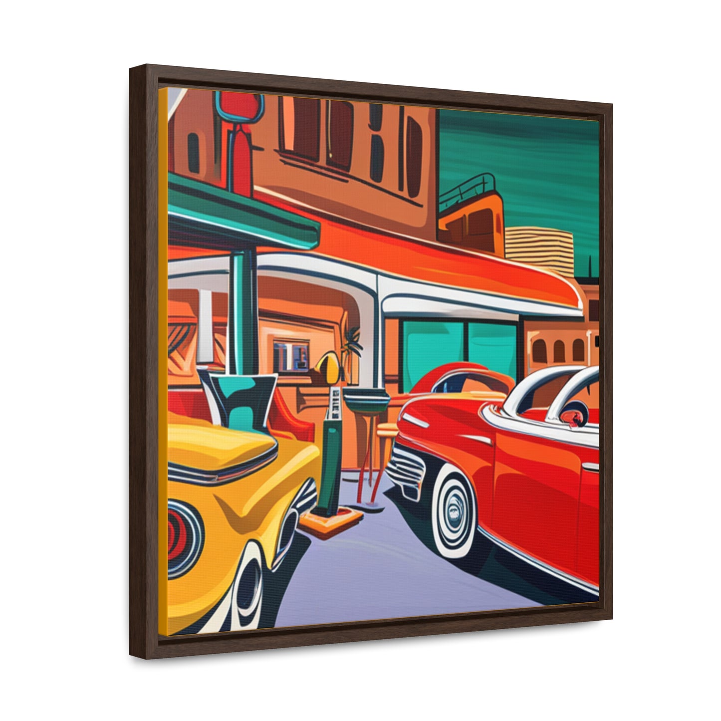 50s Diner Days - Gallery Canvas