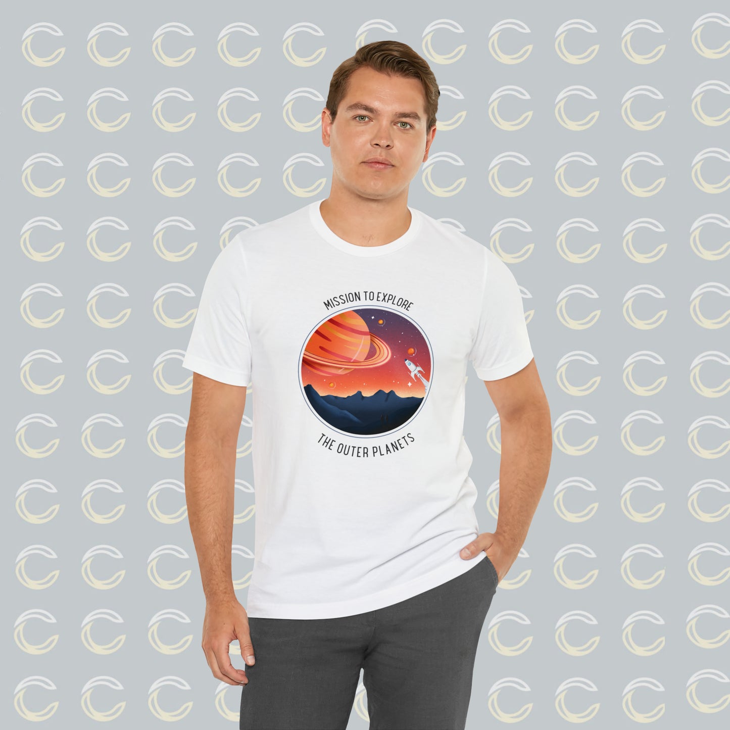 Mission to Explore Outer Space - Unisex Jersey Short Sleeve Tee