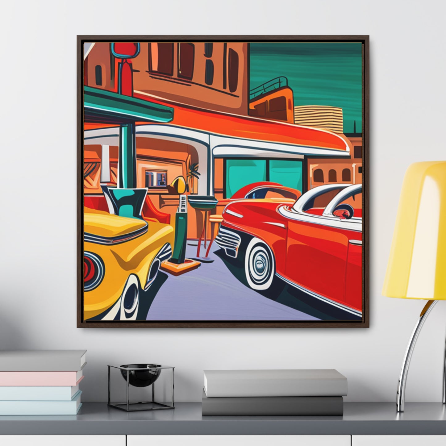 50s Diner Days - Gallery Canvas