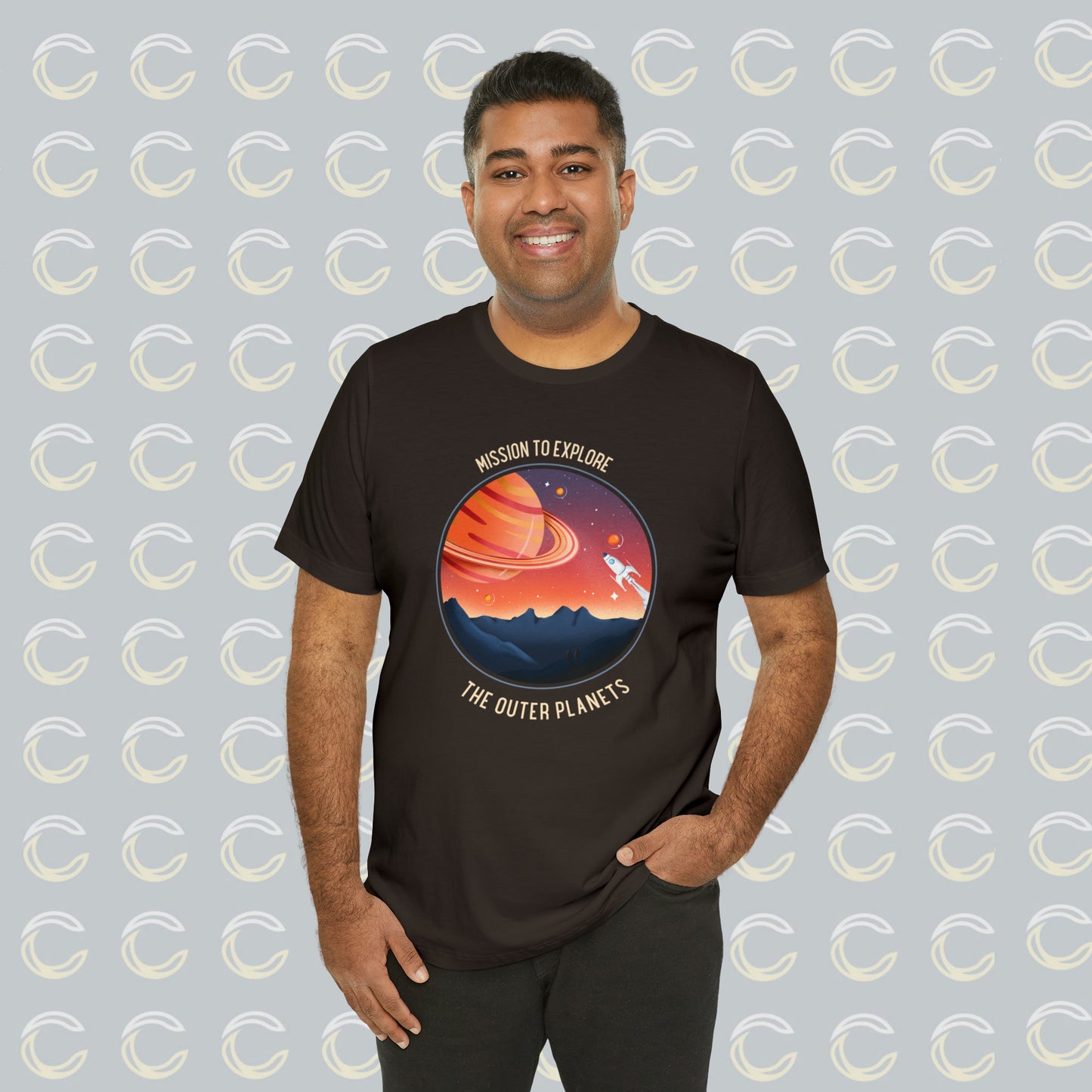 Mission to Explore Outer Space - Unisex Jersey Short Sleeve Tee