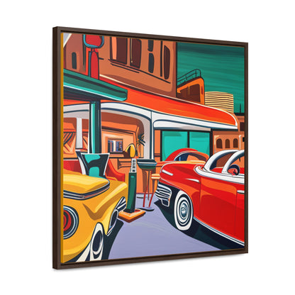 50s Diner Days - Gallery Canvas