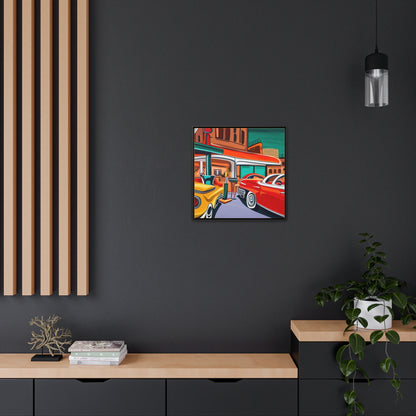 50s Diner Days - Gallery Canvas