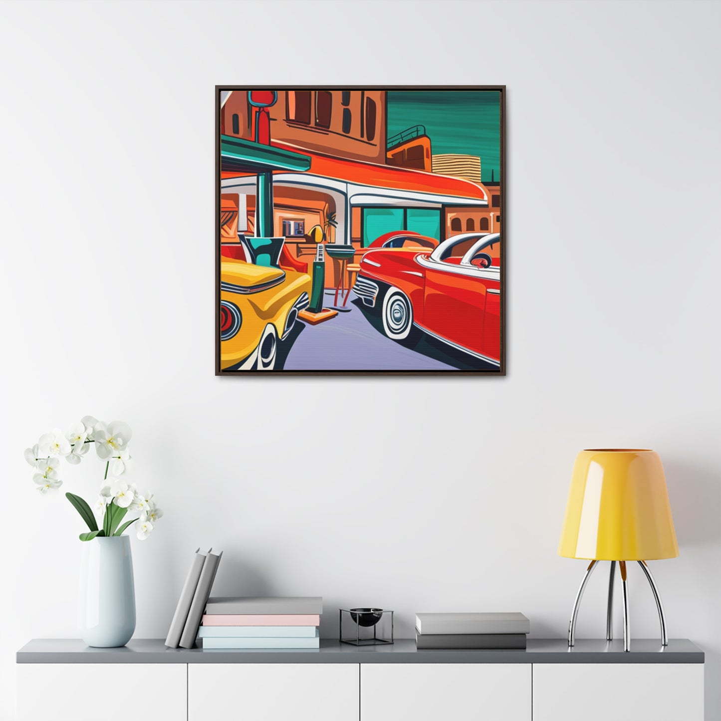 50s Diner Days - Gallery Canvas