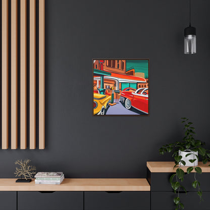 50s Diner Days - Gallery Canvas