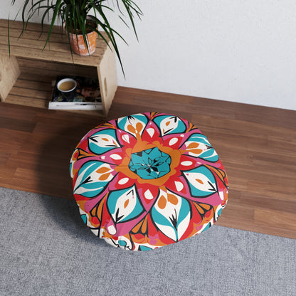 Radiant Mandala Floor Pillow