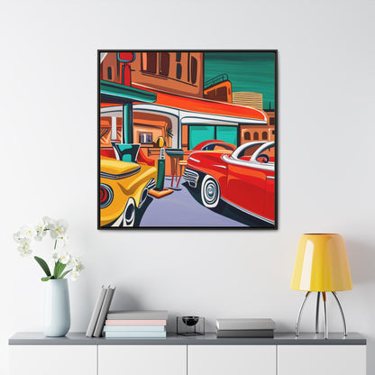 50s Diner Days - Gallery Canvas