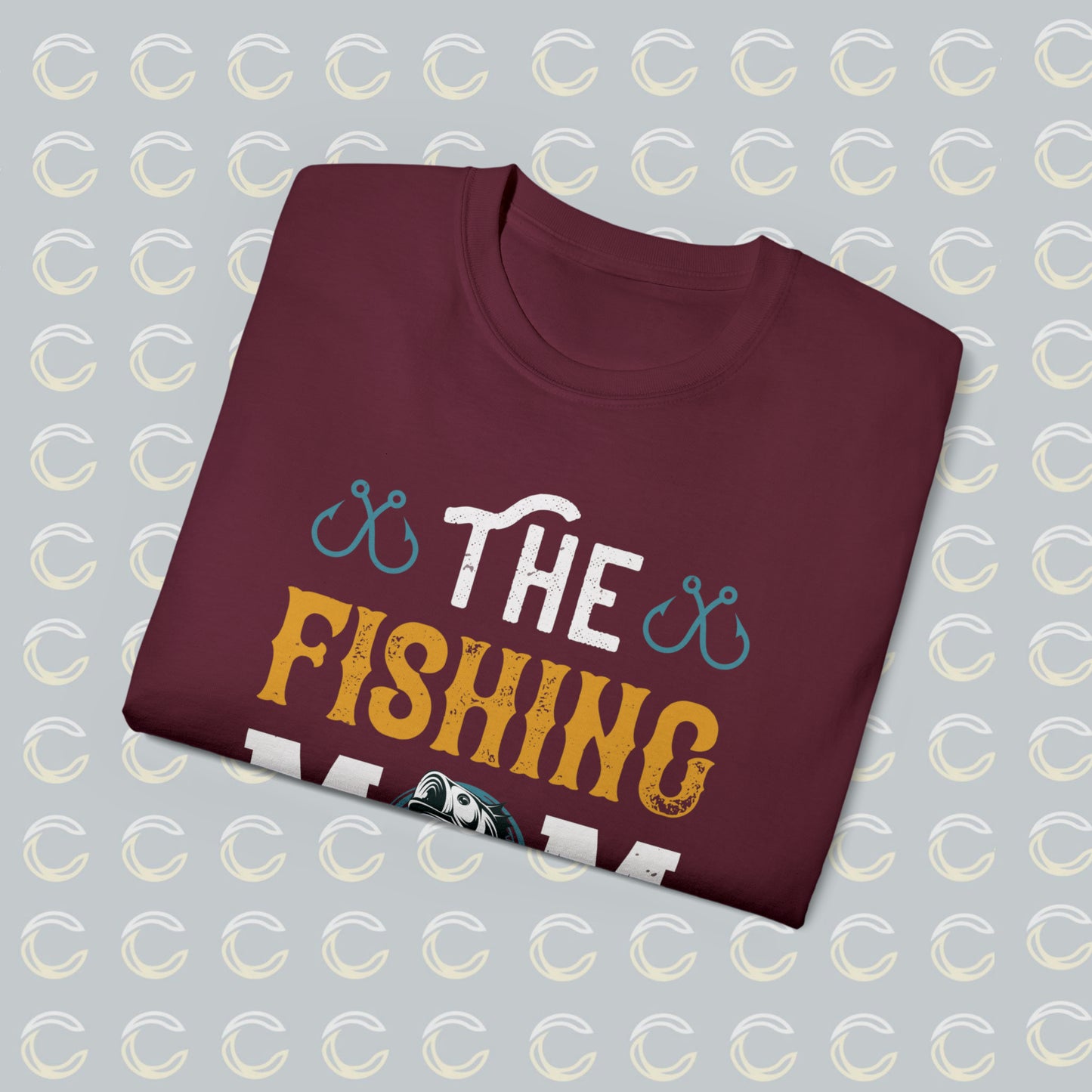 "The Fishing Mom" Tee - Celebrating the Love of Motherhood and Angling