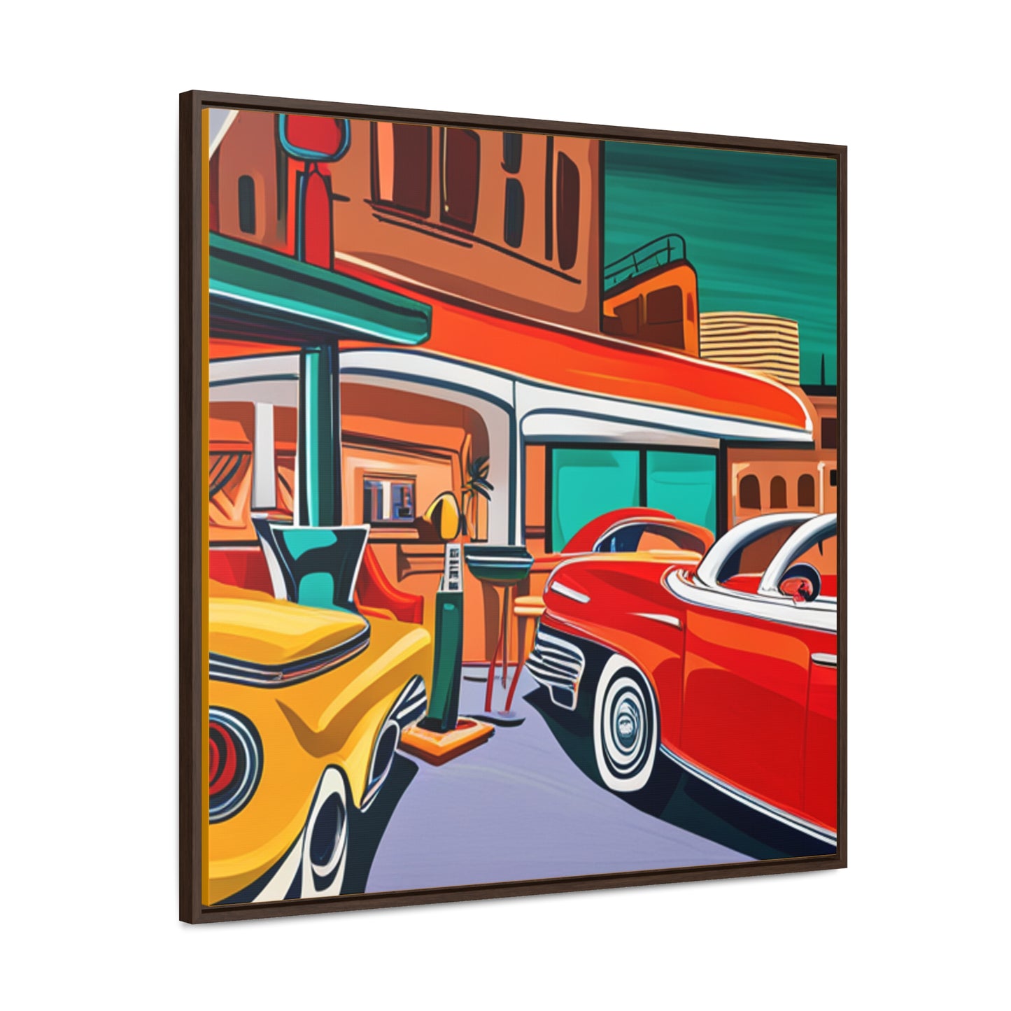 50s Diner Days - Gallery Canvas