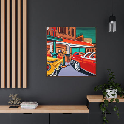 50s Diner Days - Gallery Canvas