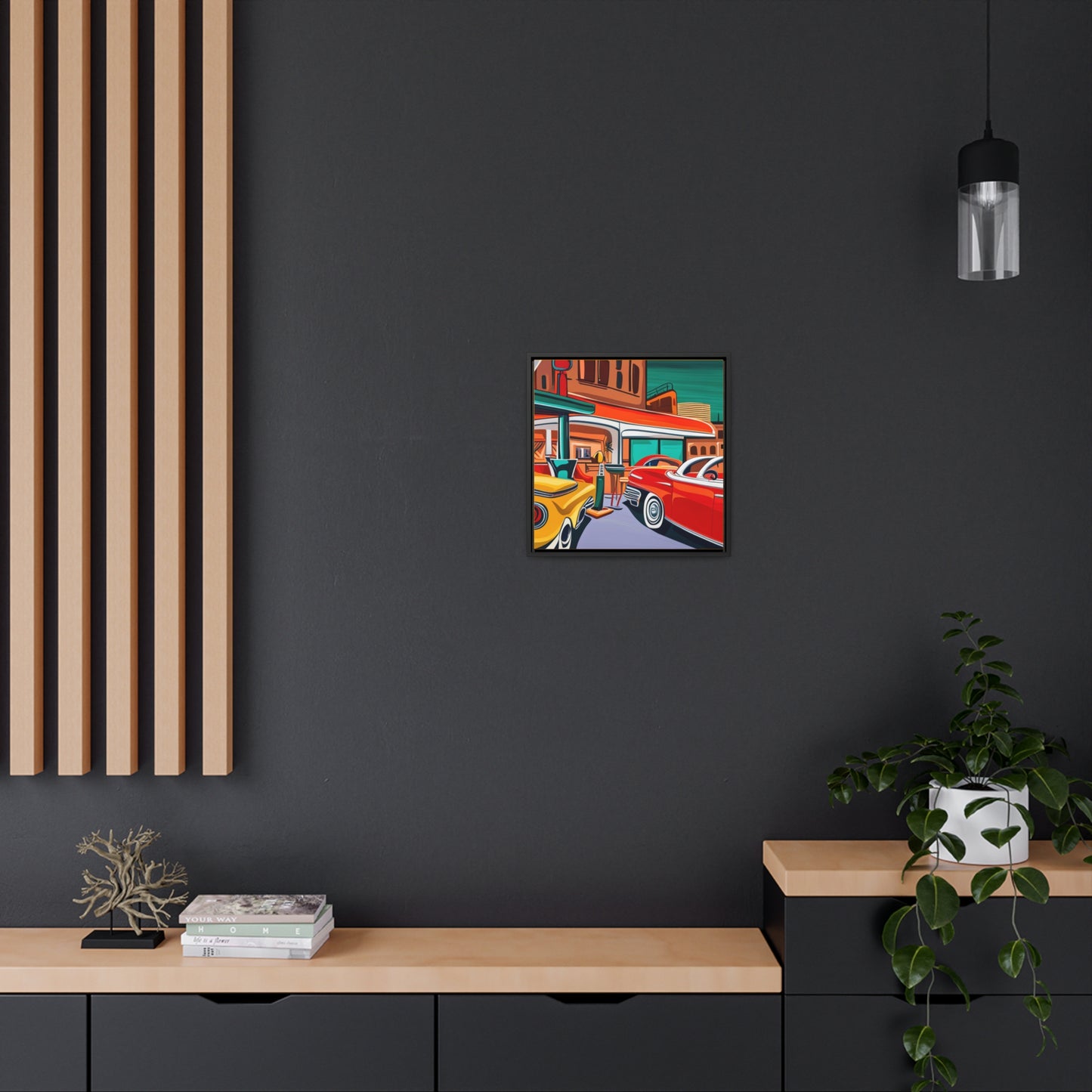 50s Diner Days - Gallery Canvas