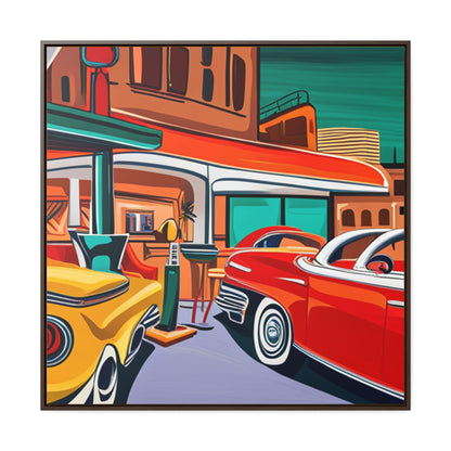 50s Diner Days - Gallery Canvas