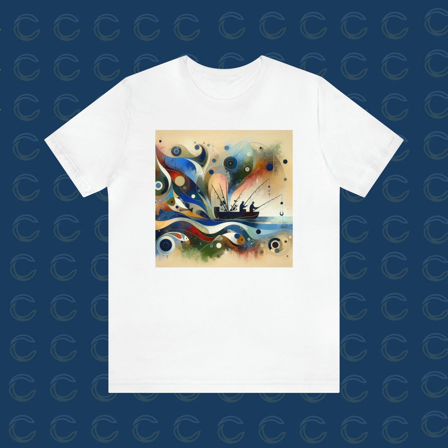 "Hooked on Serenity: A Fisherman's Passion" - Tee