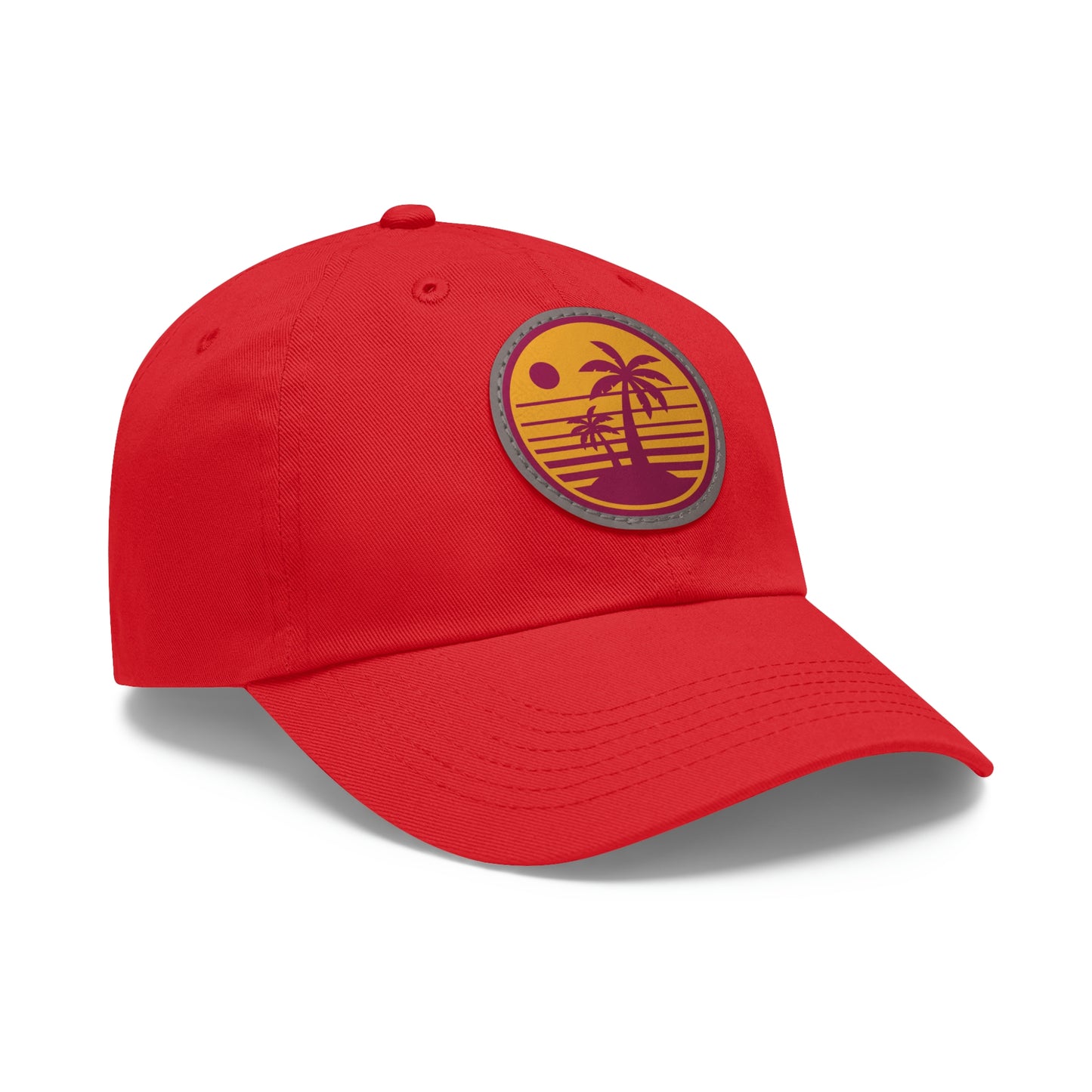 Retro Beach Sunset Dad Hat - Classic Comfort with a Nostalgic Twist