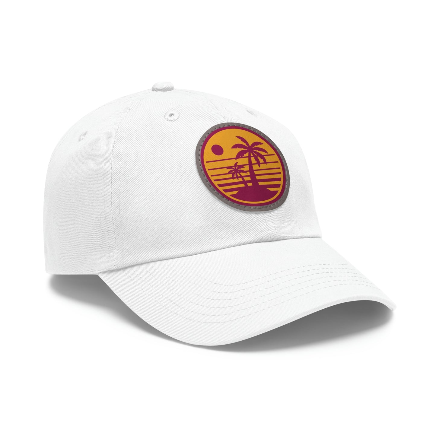 Retro Beach Sunset Dad Hat - Classic Comfort with a Nostalgic Twist