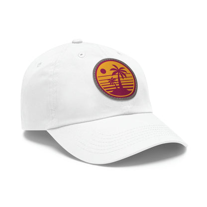 Retro Beach Sunset Dad Hat - Classic Comfort with a Nostalgic Twist