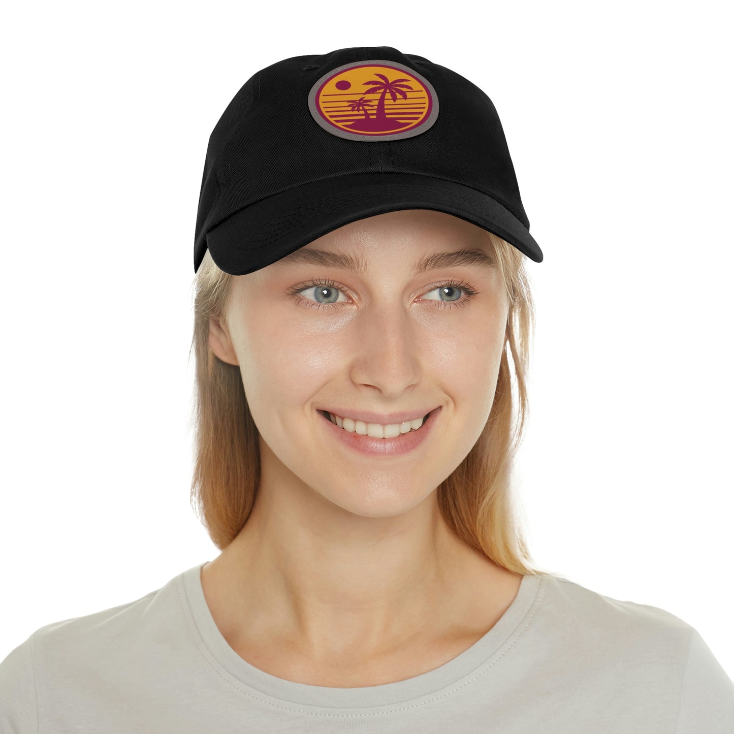 Retro Beach Sunset Dad Hat - Classic Comfort with a Nostalgic Twist