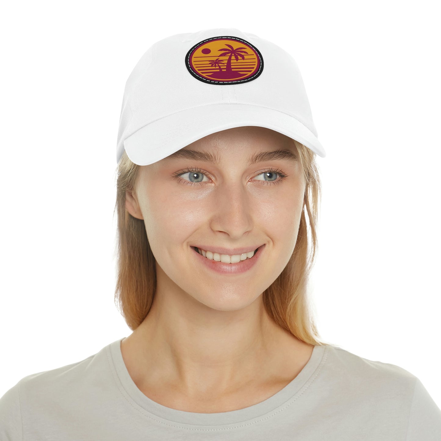 Retro Beach Sunset Dad Hat - Classic Comfort with a Nostalgic Twist