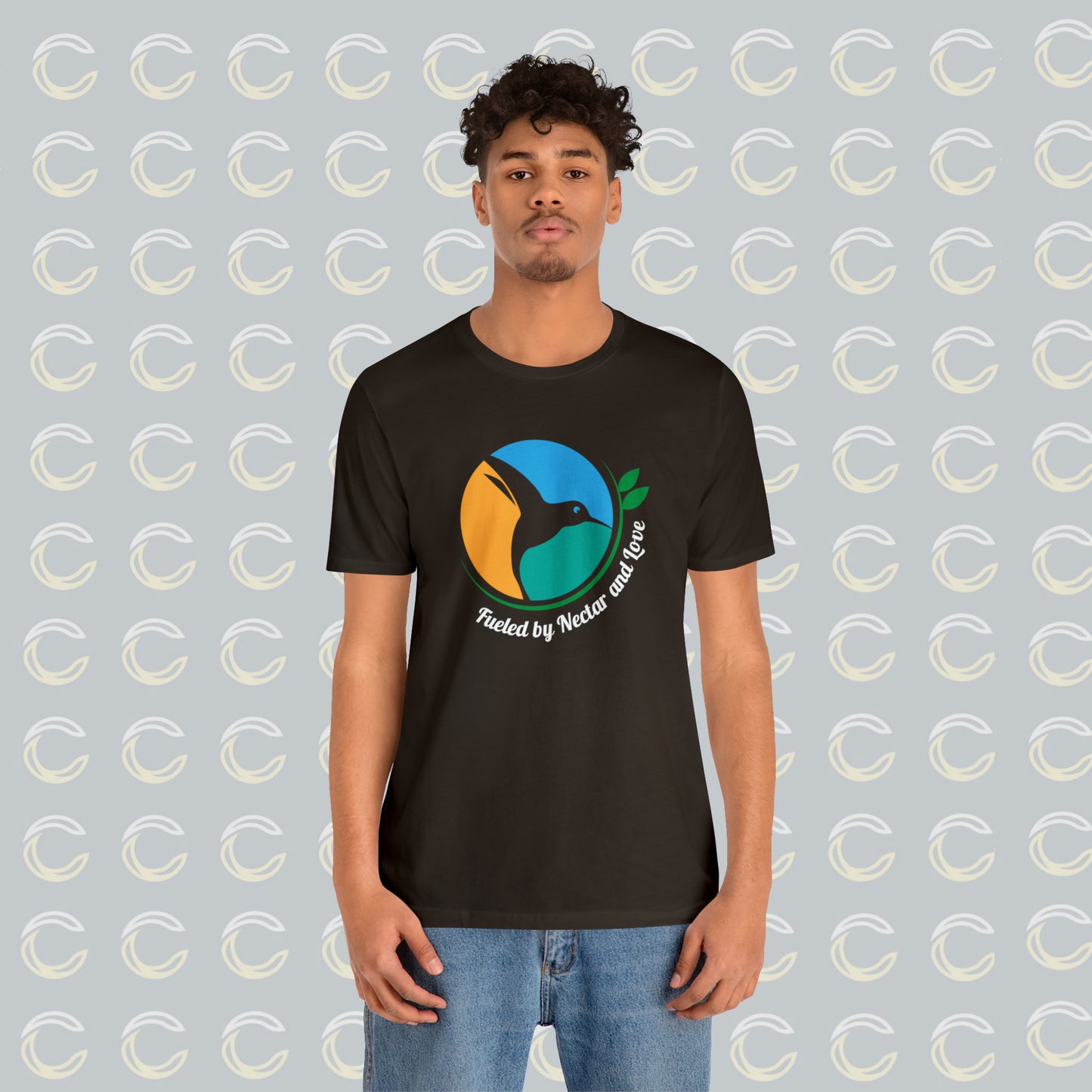 Hummingbirds: Fueled by Nectar and Love© Unisex Jersey Short Sleeve Tee