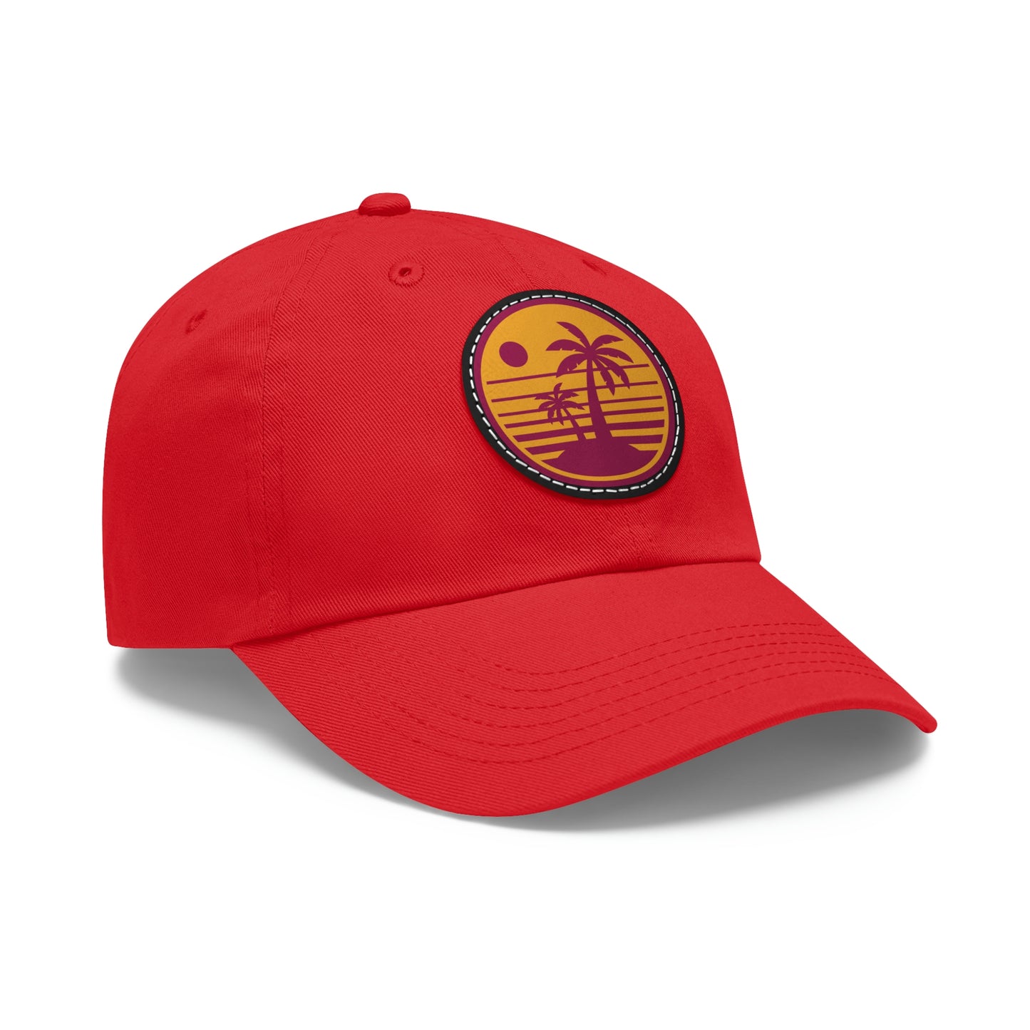 Retro Beach Sunset Dad Hat - Classic Comfort with a Nostalgic Twist