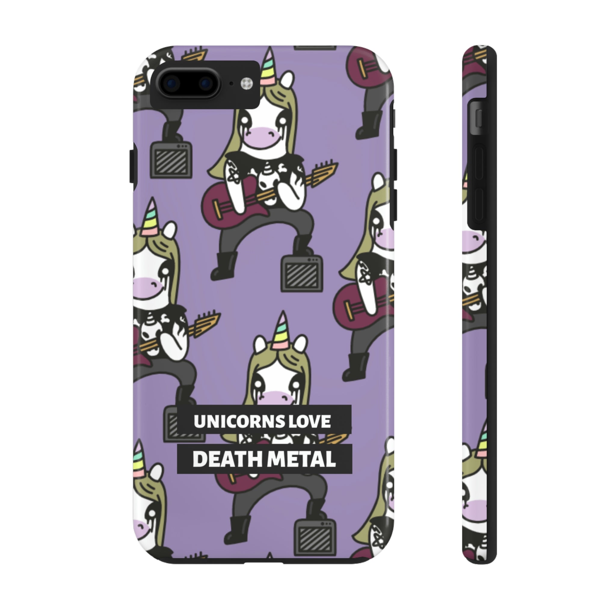 Rockin Unicorn iPhone Case Unicorns Love Death Metal