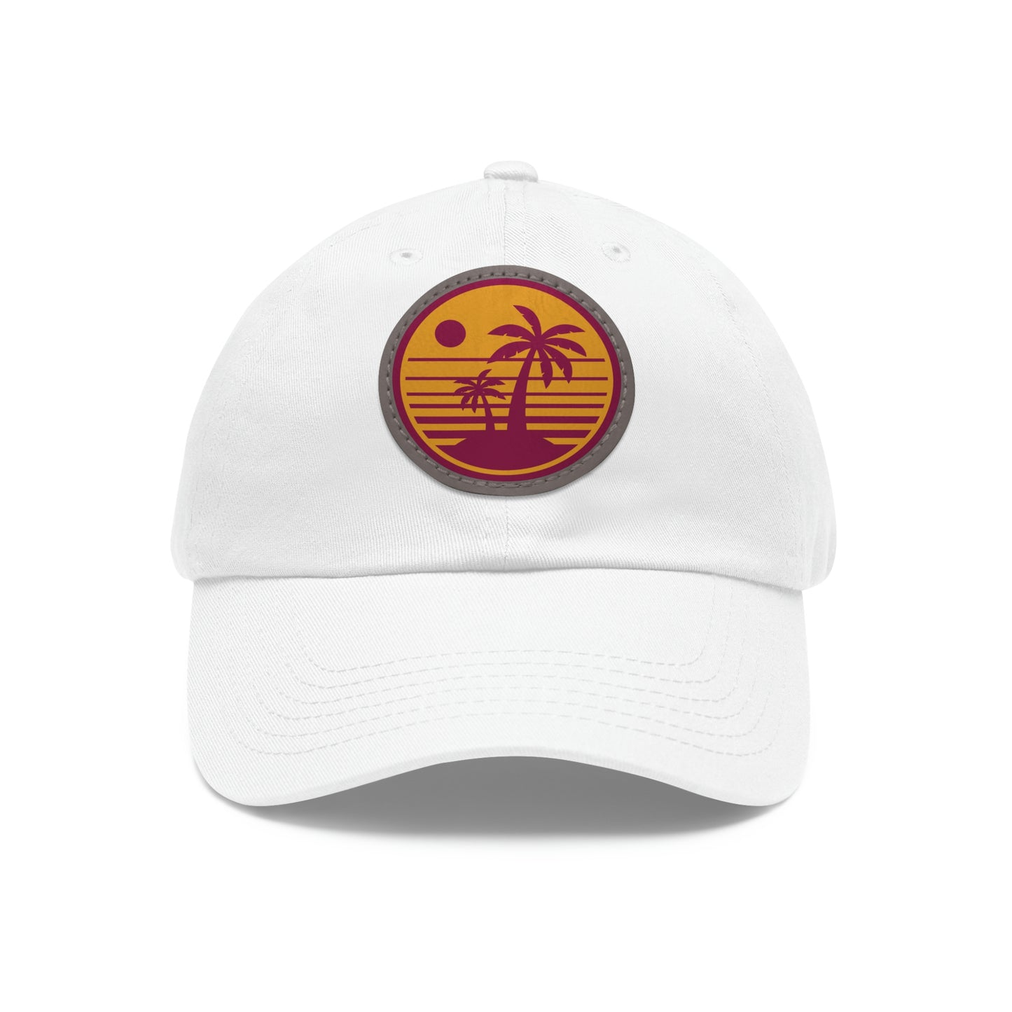 Retro Beach Sunset Dad Hat - Classic Comfort with a Nostalgic Twist