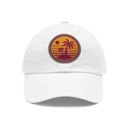 Retro Beach Sunset Dad Hat - Classic Comfort with a Nostalgic Twist