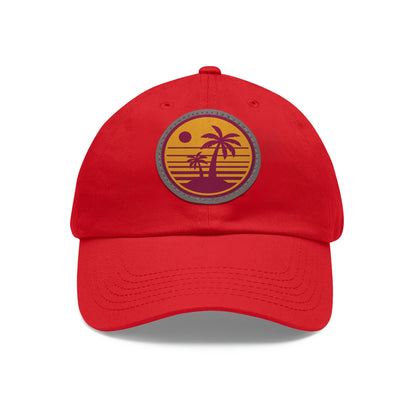 Retro Beach Sunset Dad Hat - Classic Comfort with a Nostalgic Twist