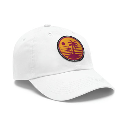 Retro Beach Sunset Dad Hat - Classic Comfort with a Nostalgic Twist