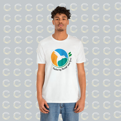 Hummingbirds: Fueled by Nectar and Love© Unisex Jersey Short Sleeve Tee