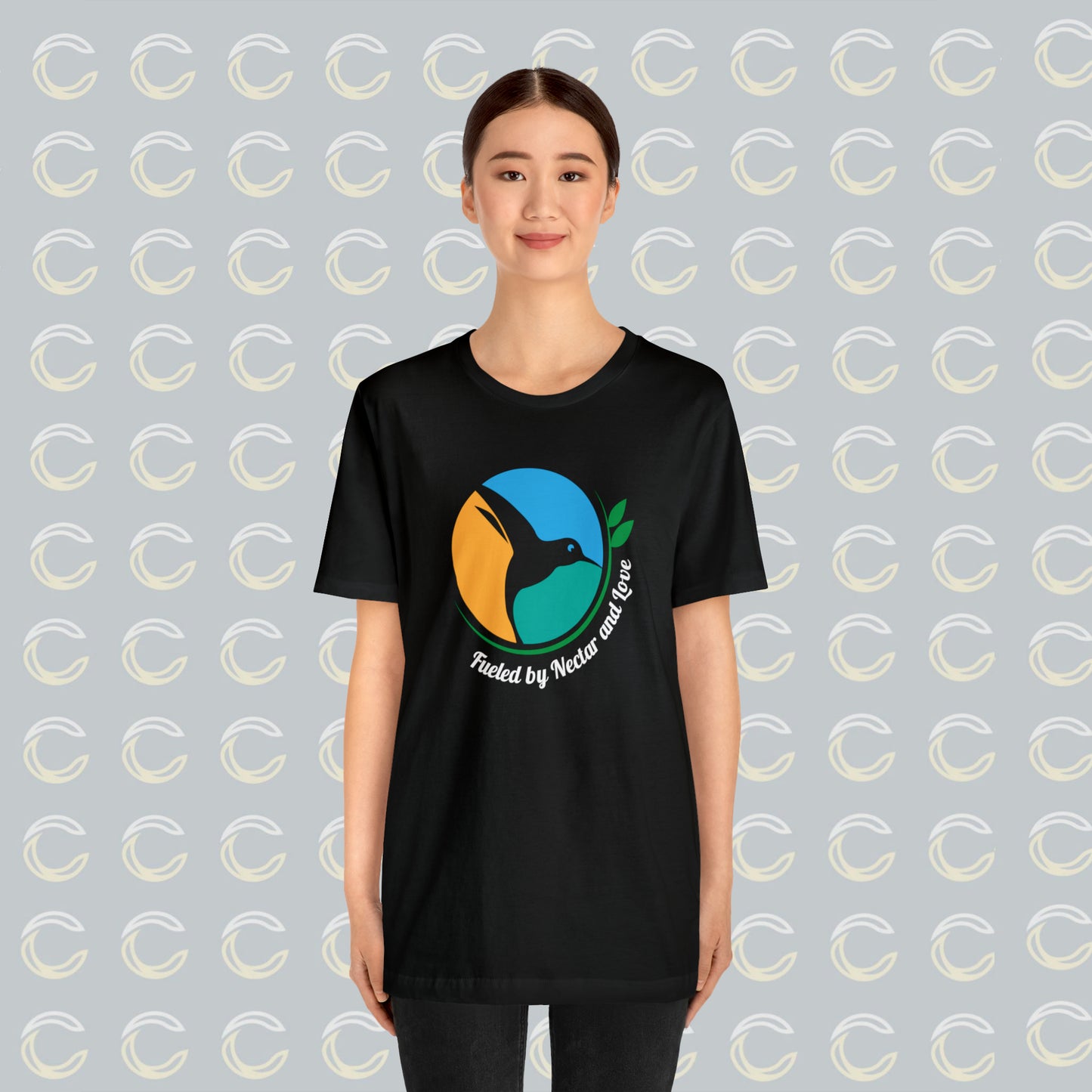 Hummingbirds: Fueled by Nectar and Love© Unisex Jersey Short Sleeve Tee